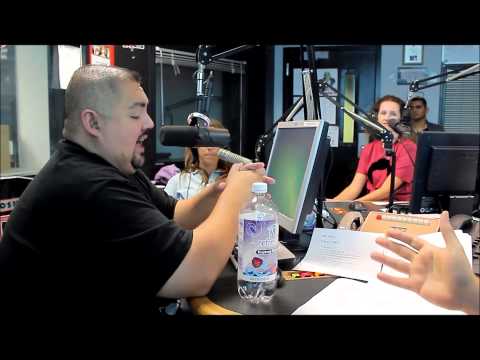 Comedian Gabriel Iglesias in studio for Free Comedy Friday