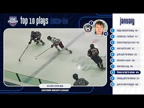 EHL Top 10 Plays January 2024