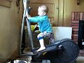 Xavier doing his morning cardio! Xavier doing his morning cardio!