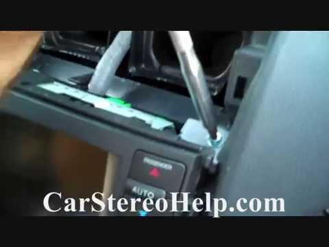 how to remove cd player from 2003 acura tl