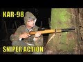 Airsoft Sniper War KAR98, PPSH 41 Scotland HD 狙撃銃