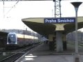 Odjezd vlaku ze stanice Praha Smíchov
