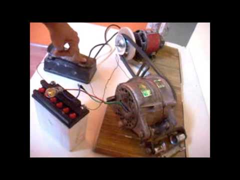 how to wire an alternator to charge a battery