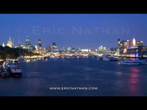 London skyline time-lapse