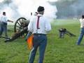 Shootiing the 32-Pounder Field Howitzer