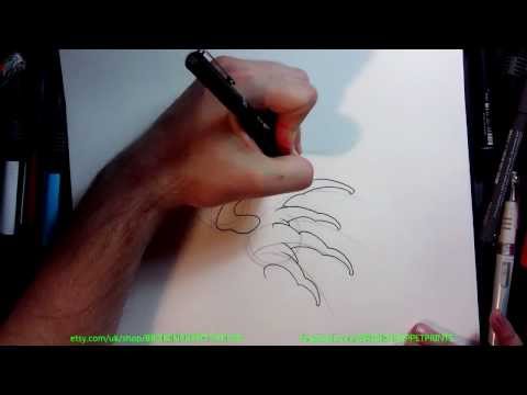 how to draw japanese waves