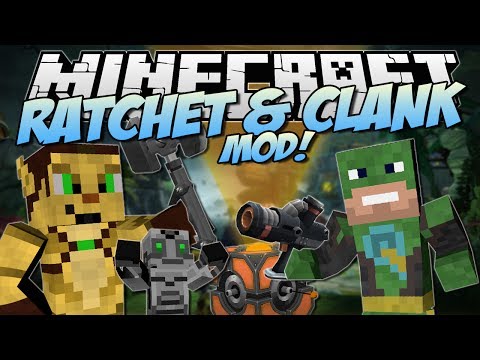 Minecraft | RATCHET & CLANK MOD! (Captain Qwark & Friends too!) | Mod Showcase