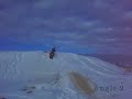 Snowmobile jumps @ the sand pits Snowmobile jumps @ the sand pits