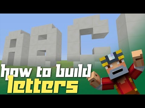 how to make a letter v in minecraft