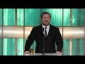 Golden Globes 2012  - Golden Globes 2012 - Ricky Gervais Opening Monologue 