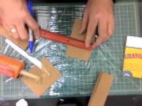 how to fasten cardboard together