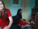 erin and christine want to play road blasters..not gonna happen.