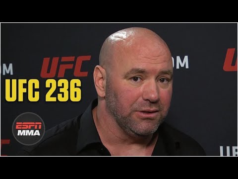 Dana White praises Israel Adesanya after UFC 236 | ESPN MMA