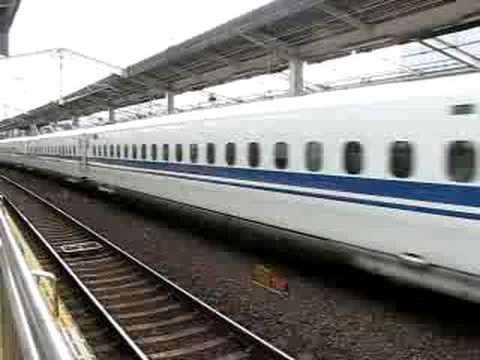 Ｎ700系「のぞみ」　岡山駅発車