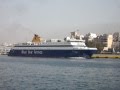 DEPARTURE OF BLUE STAR NAXOS FROM PIREUS 19/4/2008
