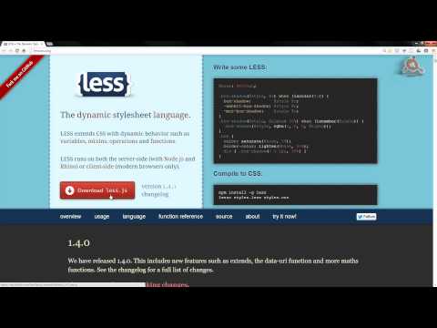 01.- Curso intensivo de LESS. El preprocesador CSS