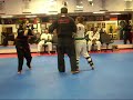 Ms. Wizes Jr., Ms. Lalonde sparring