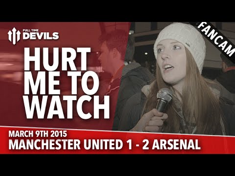 Hurt Me To Watch | Manchester United 1 Arsenal 2 | FA Cup | FANCAM