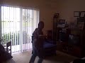 Tyrone Bethel, dancing to Fantastic Voyage.