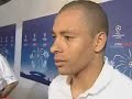 Gilberto Silva is interviewed after the Villarreal vs. Arsenal match on April 25th 2006.