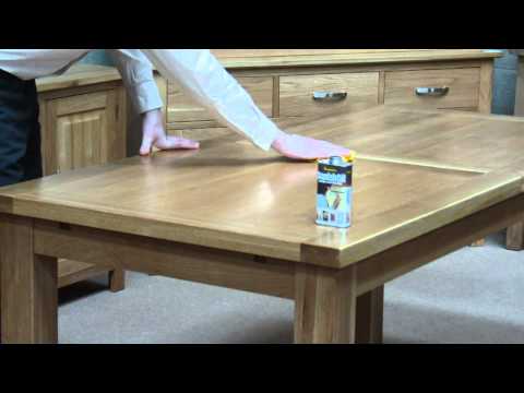 how to treat oak table