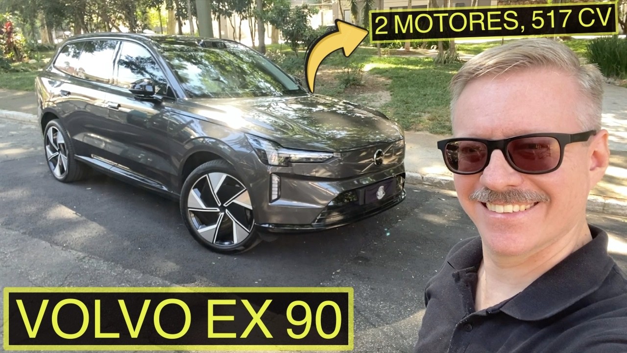 VOLVO EX 90: conforto, requinte e 517 cv