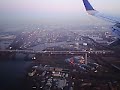 El avion aterrizando en el aeropuerto de new jersey estados unidos, aplauden cuando aterriza porque el avion viene de santiago republica dominicana - Aterrizando en NEW JERSEY