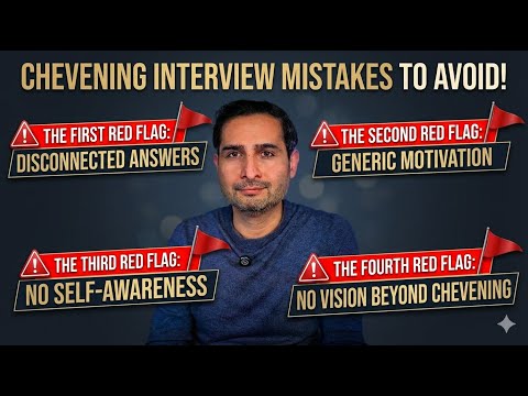 Chevening Interview Red Flags | How you fail in the first 5 minutes