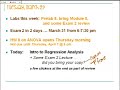 STATS 250 Week 12(a): Chapter 5 and 14 Regression and Exam 2 Review