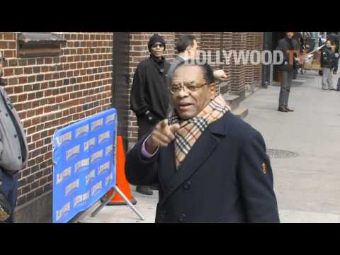 John Witherspoon Arrives at Ed Sullivan Theater