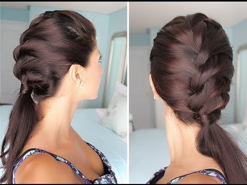 french braid - Here is a quick & simple way to imitate the look of a classic French Braid. Hope you guys enjoy it! My bracelet is from Keeping it Chic Etsy Store http://www...