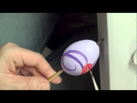 how to paint an eggshell