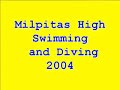 Milpitas High swimming team 2004