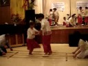 Trissa dances the \"Tinikling\"