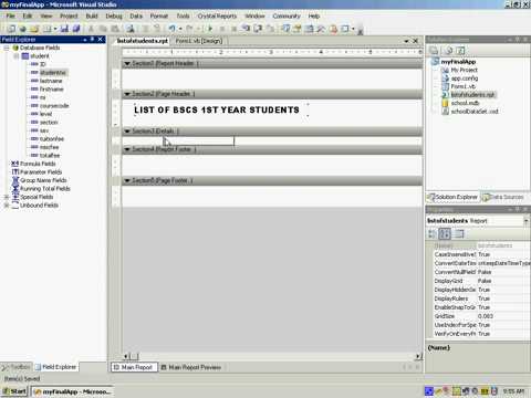 how to attach crystal report in vb6