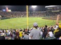 阪神タイガース勝利後の六甲おろし（2018年9月12日)