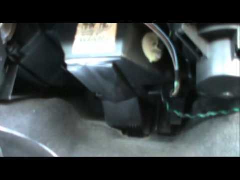 How to change a blower motor resistor on a chrysler cirrus, dodge stratus and, plymouth breeze