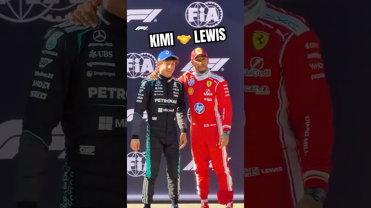 Wholesome Lewis & Kimi Moment 🥹