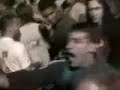 intro,bass solo,outro stage diving with the cam.