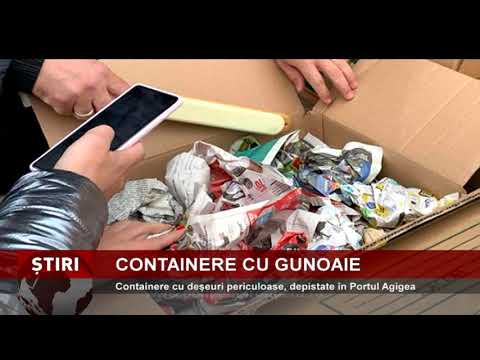 Containere cu deşeuri periculoase, depistate în Portul Agigea