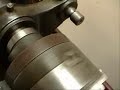 Britannia Self-Acting, Screw-Cutting, gap-bed treadle lathe. This lathe was made in Colchester England circa 1900.