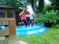 Me&Sara Jumping In The Pool