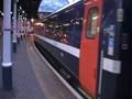 National Express 225 train departing Newcastle.