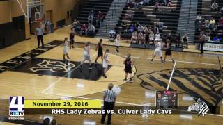 RHS Girls Basketball vs. Culver Lady Cavs