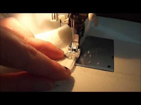 how to attach bias tape to v neck