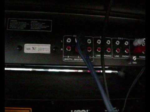 how to hook up cd player speakers to tv