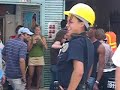 spoiler alert! michelle rodriguez tries her hand at traffic management in downtown honolulu during a break in shooting for abc's hit tv series 