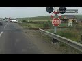 Dupa accident: masina in sant