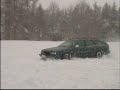 Audi 200 20V im Schnee 2 quattro snow