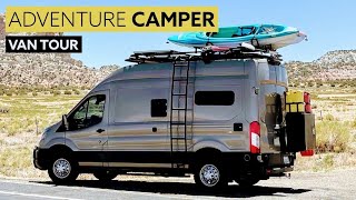 VAN TOUR | The ULTIMATE ADVENTURE CAMPERVAN | EPIC Self-BUILD With KAYAKS & SPEED BOAT 🛥️ by Nate Murphy